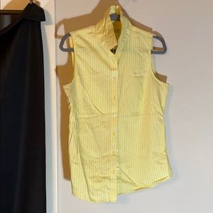Sleeveless Button Down